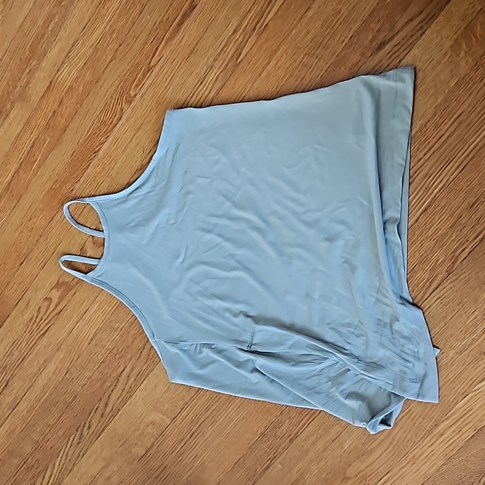 Athleta high neck side tie tank.